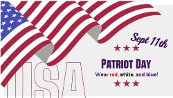 Sept. 11th is Patriot Day